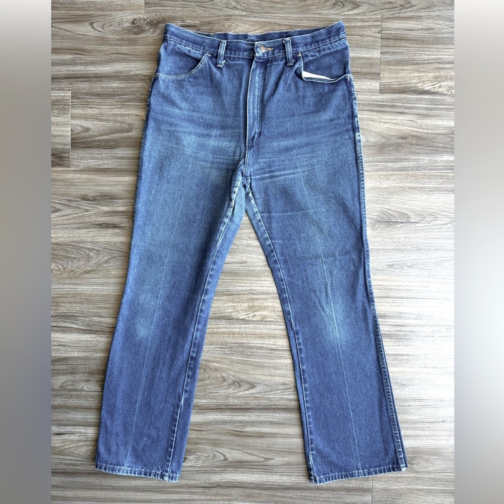 Wrangler vintage made in USA 82612PW medium wash jeans denim 38 x 31